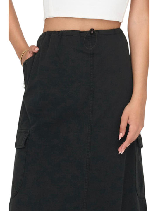 Only Maxi Skirt in Black color