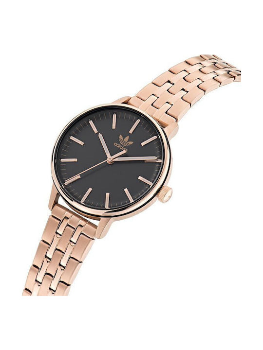 adidas Code One Дамски Часовник 32mm Кварцов с Розово Златно Стоманено Гривна