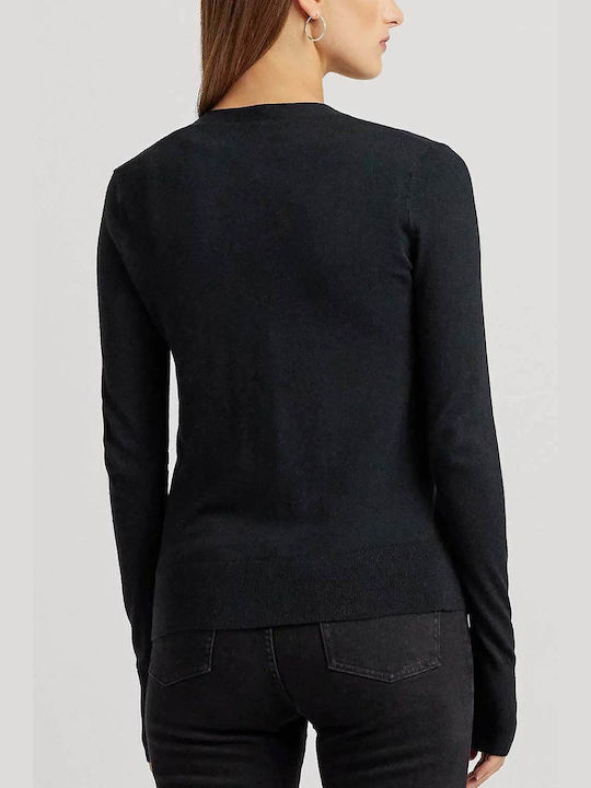 Ralph Lauren Jachetă de damă tricotată polo black