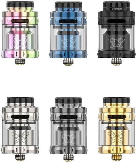 Hellvape Dead Rabbit Solo Ατμοποιητής Ηλεκτρονικού Τσιγάρου RTA 4ml 24mm AT-2394-GUNMETAL