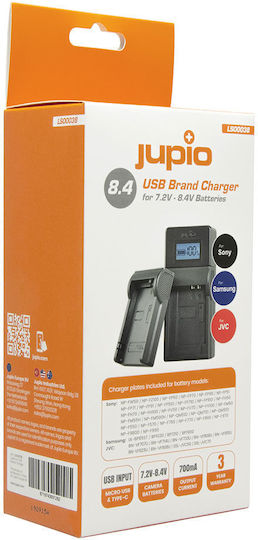 Jupio Încărcător de baterii Usb Compatibil cu JVC