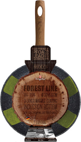Berlinger Haus Forest Line Pan aus Aluminium mit Steinbeschichtung Grey 30cm