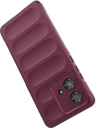 Magic Shield Umschlag Rückseite Silikon Lila (Motorola Edge 40)