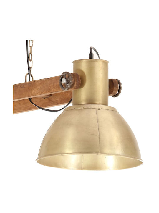 vidaXL Industrial Pendant Light Multicolour with Socket E27 29x28cm