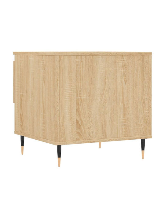 Masă Laterală Rectangulară Din Lemn Cu Sertare Sonoma Stejar 2 Buc M50xL46xÎ50cm