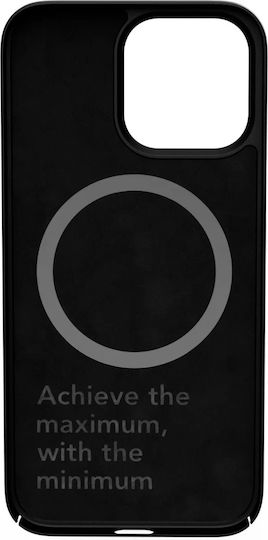 Nekit Umschlag Rückseite Kunststoff 1mm Schwarz (iPhone 15 Pro Max)