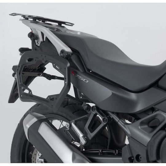 SW-Motech Motorcycle Hard Side Case Set 25lt in Black Colour