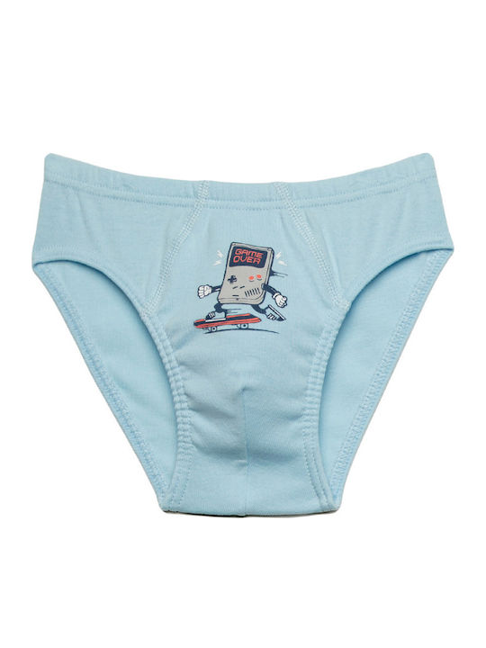 Minerva Cool Monster Chilot pentru copii Sky Blue