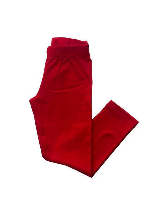 Joyce Leggings pentru Copii Long Red