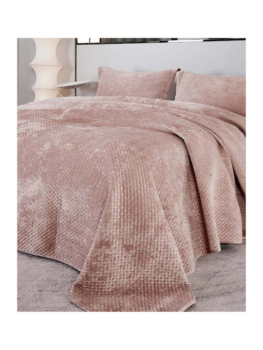 Liolios Home Element Coverlet King Size Old Pink 260x240cm