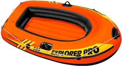 Intex Explorer Pro 100 3 Inflatable Boat for 1 Adult 160x94cm Orange