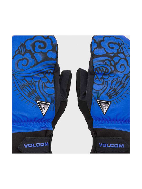 Volcom V.co Nyle Mittens Men's Ski & Snowboard Gloves Blue