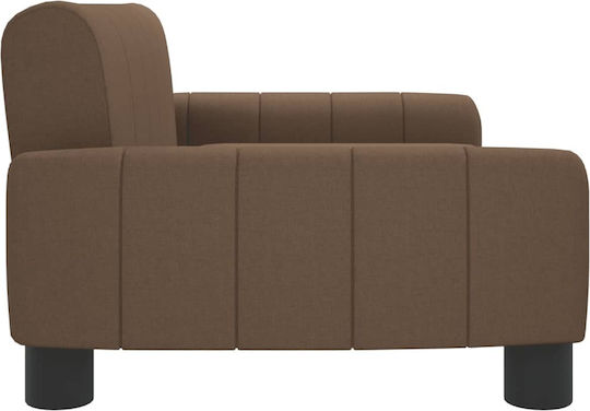 Kids Sofa Brown 70x45x30cm