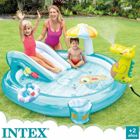 Intex Copii Round Piscină PVC Gonflabilă 201x17buc Albastră 3buc