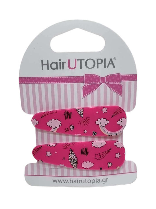 Hair Utopia Set de Agrafe pentru Copii cu Cu clemă Unicorn - Licornă 2buc