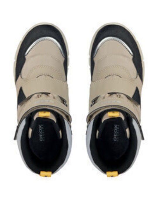 J Flexyper Kids Snow Boots with Hoop & Loop Closure Beige