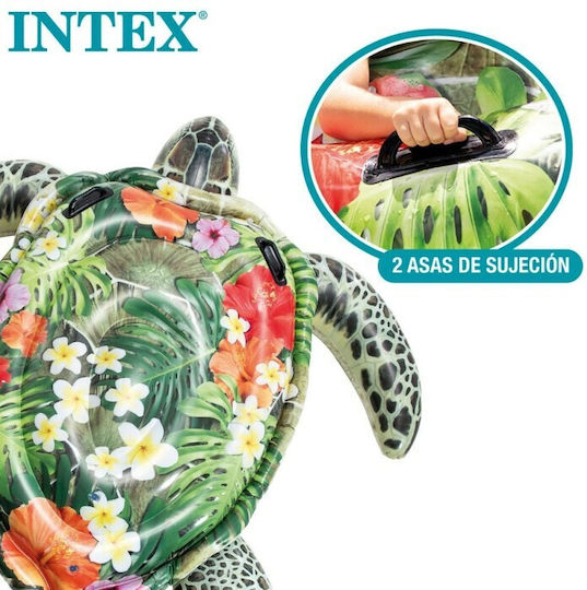 Intex Φουσκωτό Ride On Θαλάσσης Χελώνα Πράσινο 191cm 4τμχ