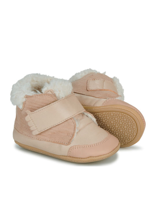 My Lederne Kinderstiefeletten Beige