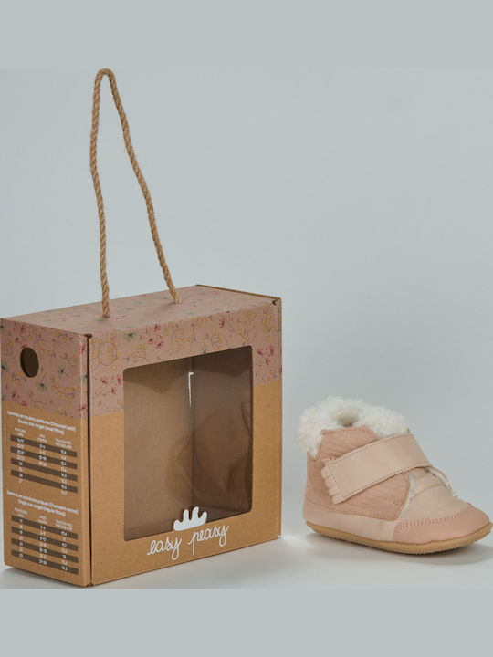 My Lederne Kinderstiefeletten Beige