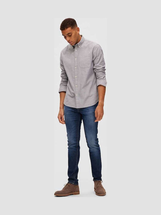 Men's Jeans Pants with Slim Fit Dark blue.