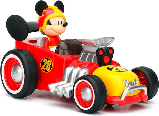 Jada Toys Mickey Roadster Racer Τηλεκατευθυνόμενο Αυτοκίνητο Κόκκινο