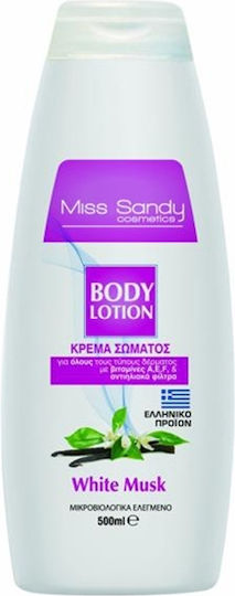 Miss Sandy Creamy Bubble Bath with Aloe Vera & White Musk Scent 500ml