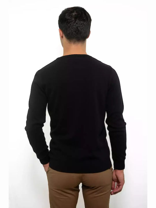 Side Effect Herren Langarm-Pullover Schwarz