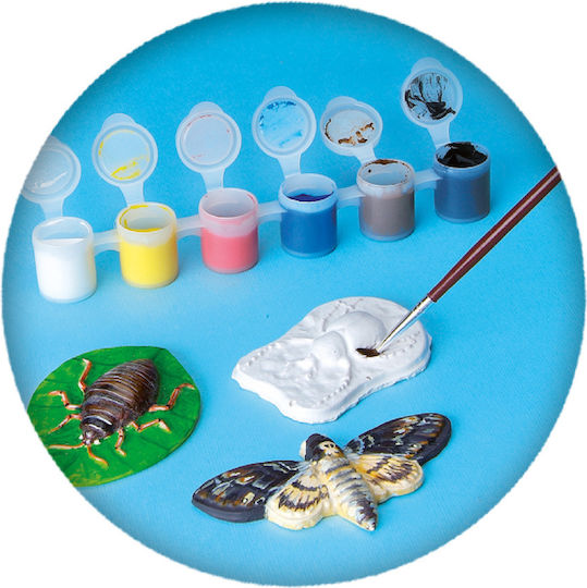 Ses Creative Παιχνίδι Κατασκευών Πλαστικό Scary Animals Glow in the Dark Casting and Painting Set για Παιδιά 5+ Ετών