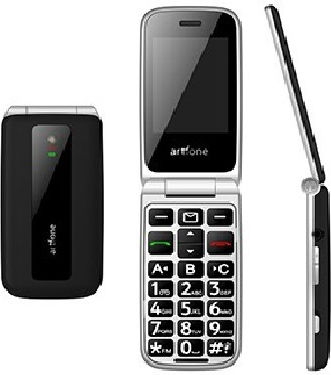 Artfone F20 Dual SIM Telefon Mobil Cu Butoane Mari Meniu Grecesc Negru