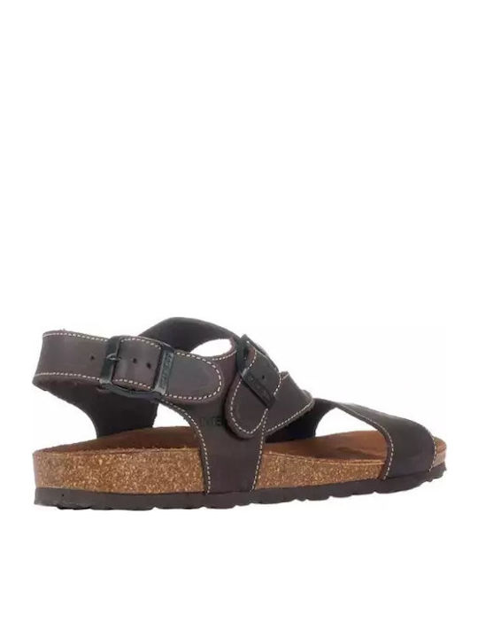 Herrensandalen in Braun Farbe