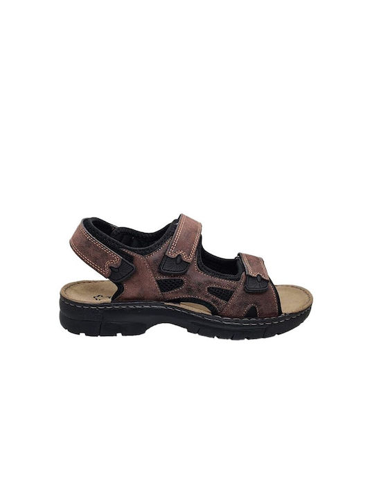 X-Feet Herrensandalen in Braun Farbe