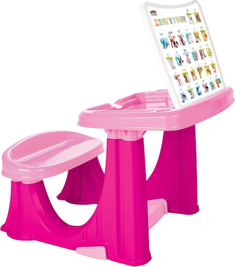 Handy Study Birou pentru Copii din Plastic Roz Pilsan