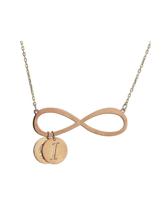 Goldsmith Necklace Infinity from Gold Plated Silver