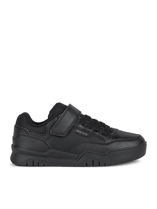 J Perth Kinder Sneakers mit Klettverschluss Schwarz