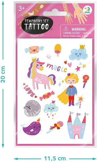 Dodo Princess Life Kinder Tattoos