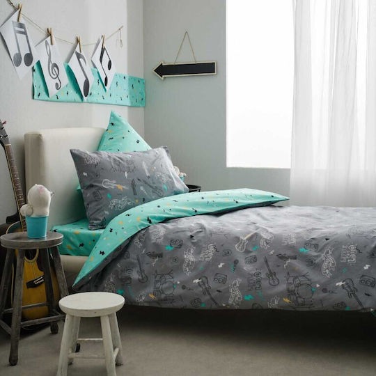 Vesta Home Single Set Grey 170x260cm
