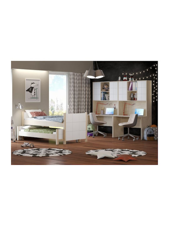 Cosy Kids Desk made of Melamine White 120x55cm