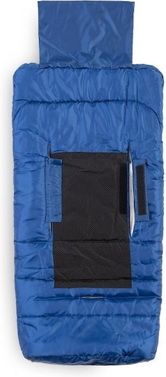 Nuvita Essential Universal Stroller Footmuff Black with Fleece Lining 100x45cm