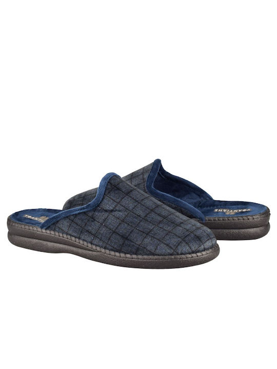 Yfantidis Men's Slipper Blue