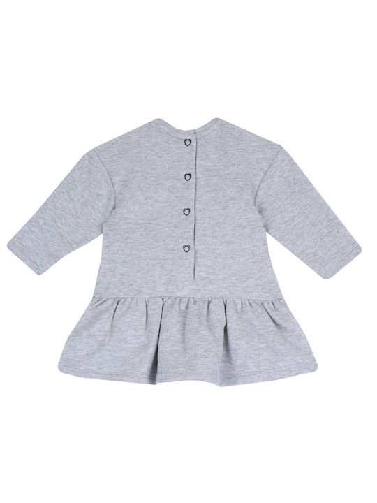 Chicco Mädchen Kleid Langärmelig Grey