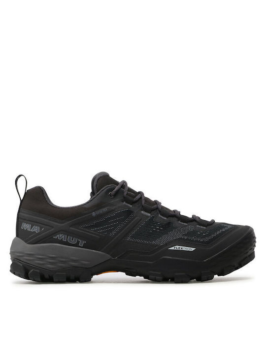 Mammut Ducan Herren Wanderschuhe Wasserdicht mit Gore-Tex Membran Schwarz