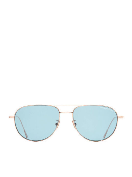Cutler And Gross Ochelari de soare Χρυσά cu Cadru & Albastru deschis Lentilă