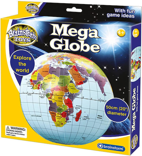 Brainstorm Mega Globe Εκπαιδευτικό Παιχνίδι Γνώσεων για 4+ Ετών