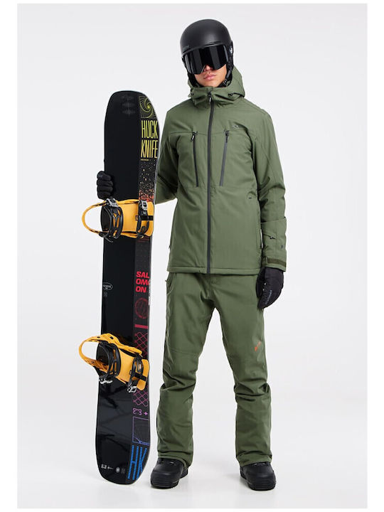 Protest Men's Ski & Snowboard Jacket Thyme Green 6710432-855