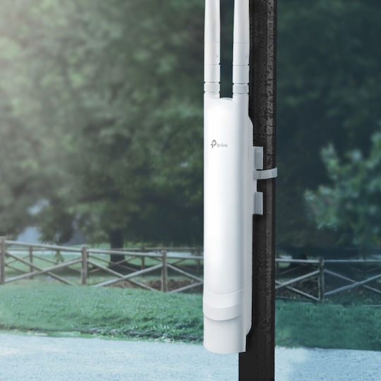 TP-LINK EAP113-Outdoor v1 Access Point Wi‑Fi 4 Single Band (2.4GHz) Λευκό