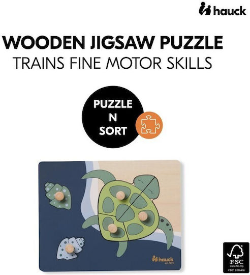 Holz Kinder Steckpuzzle Hauck