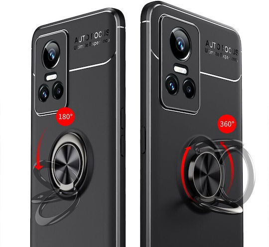 Ancus Autofocus Shock Proof Back Cover Σιλικόνης Μαύρο (Realme GT Neo 3)