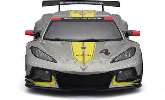 Bburago Mașinuță Chevrolet Corvette C8.R Argintiu 1:24 Pentru 3+ Ani