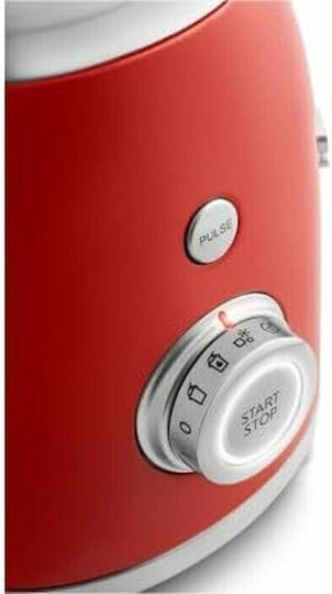Smeg 50's Style Μπλέντερ με Κανάτα Tritan 1.5 lt 800W Κόκκινο