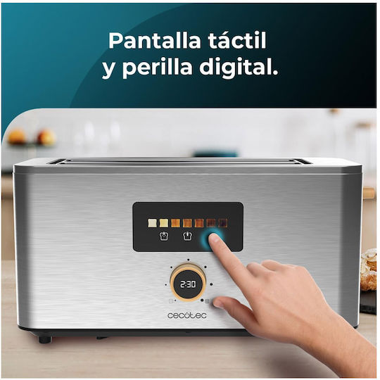 Cecotec Extra Double Toaster 2 Schlitze 1500W Inox
